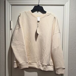 Members Mark Women's Luxe Cream Crew XL